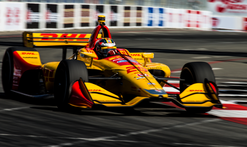 Illustration for article titled Alexander Rossi Wins Pole For The Long Beach Grand Prix And Here Are Some Highlights